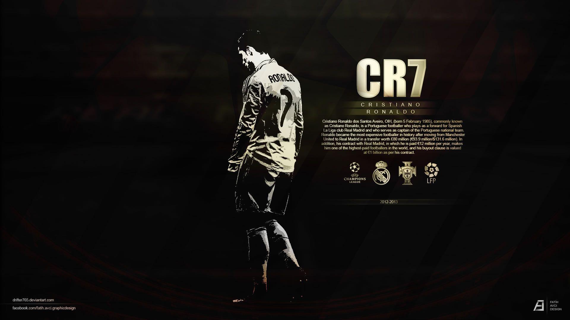 Cristiano Ronaldo Emblem Style wallpaper 2016 by subhan22 on DeviantArt