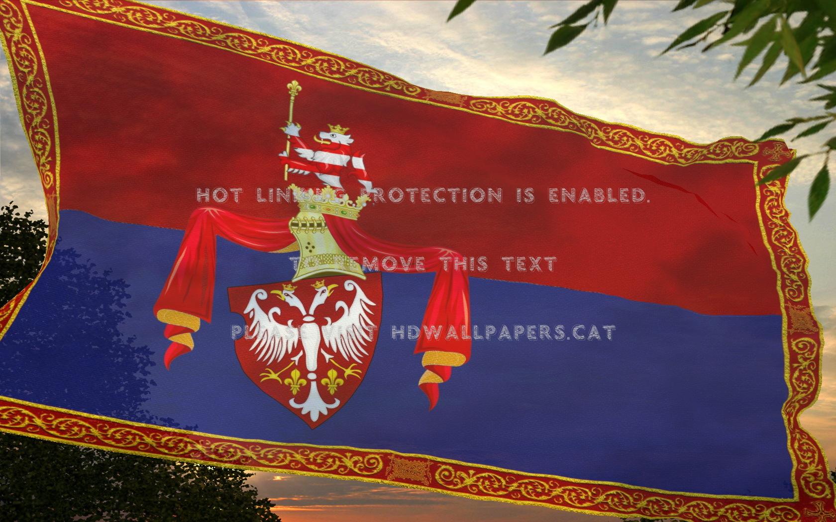 1680x1050 serbian middle age flag srbija kingdom