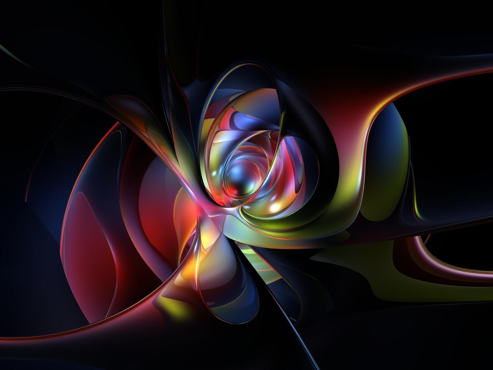 1600x1200 graphic desktop wallpaper, fractal art, light, graphic design, art, graphics