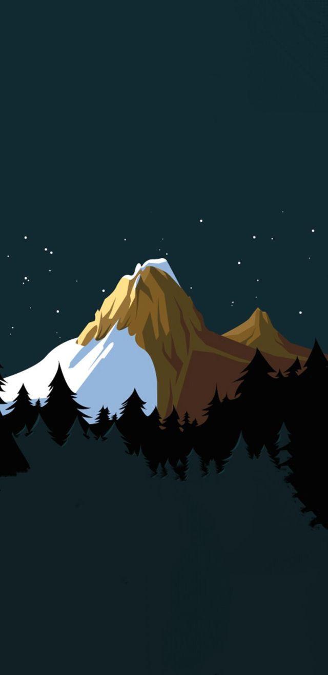 640x1315 Art Workshop. Desktop wallpaper art, Mountain artwork, Graphic wallpaper