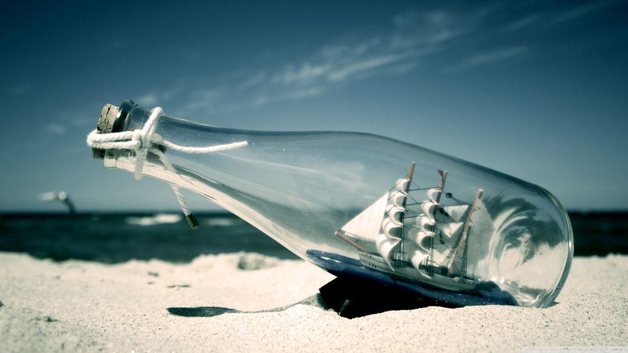 1280x720 Ship In A Bottle ❤ 4K HD Desktop Wallpaper for 4K Ultra HD TV