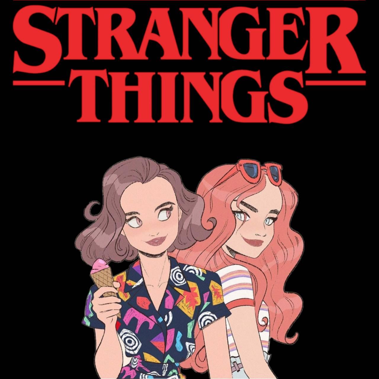 1280x1280 things wallpaper, cartoon, animated cartoon, album cover, poster, font, fiction, illustration, animation, fictional character, book cover