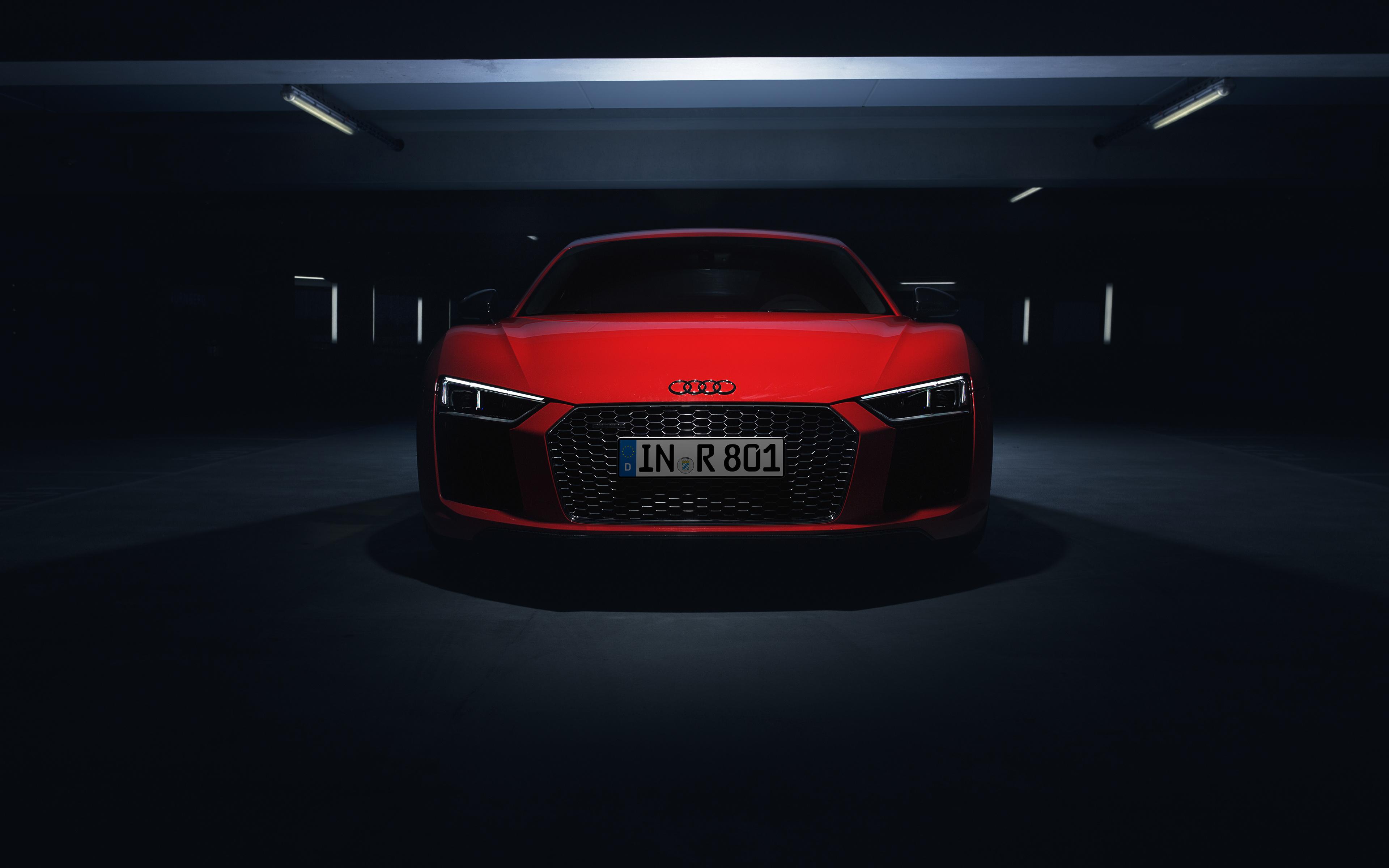 3840x2400 Download 3840x2400 audi r8 v sports car, red 4k wallpaper, 4k, ultra HD 16:10 wallpaper, 3840x2400 HD image, background, 15297