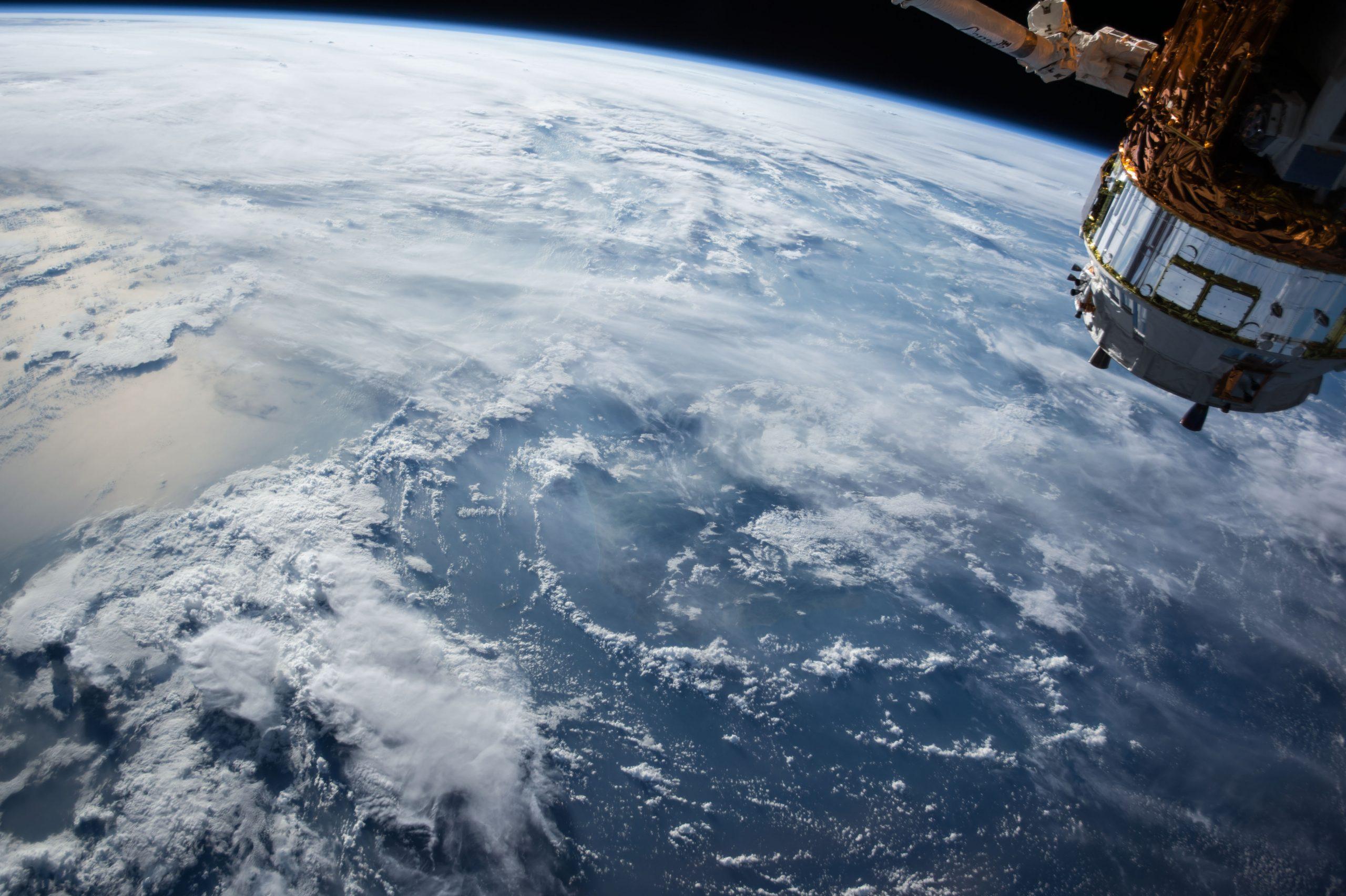 2560x1704 View Of Earth And Satellite • Wallpaper For You