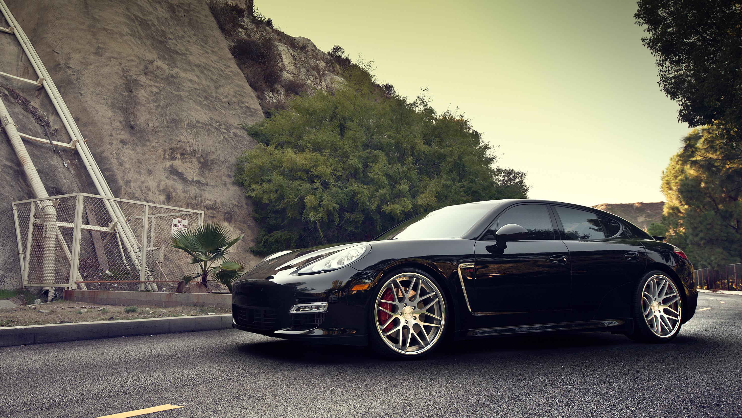 3000x1688 Porsche Panamera Turbo S on ADV1 Wallpaper. HD Car Wallpaper