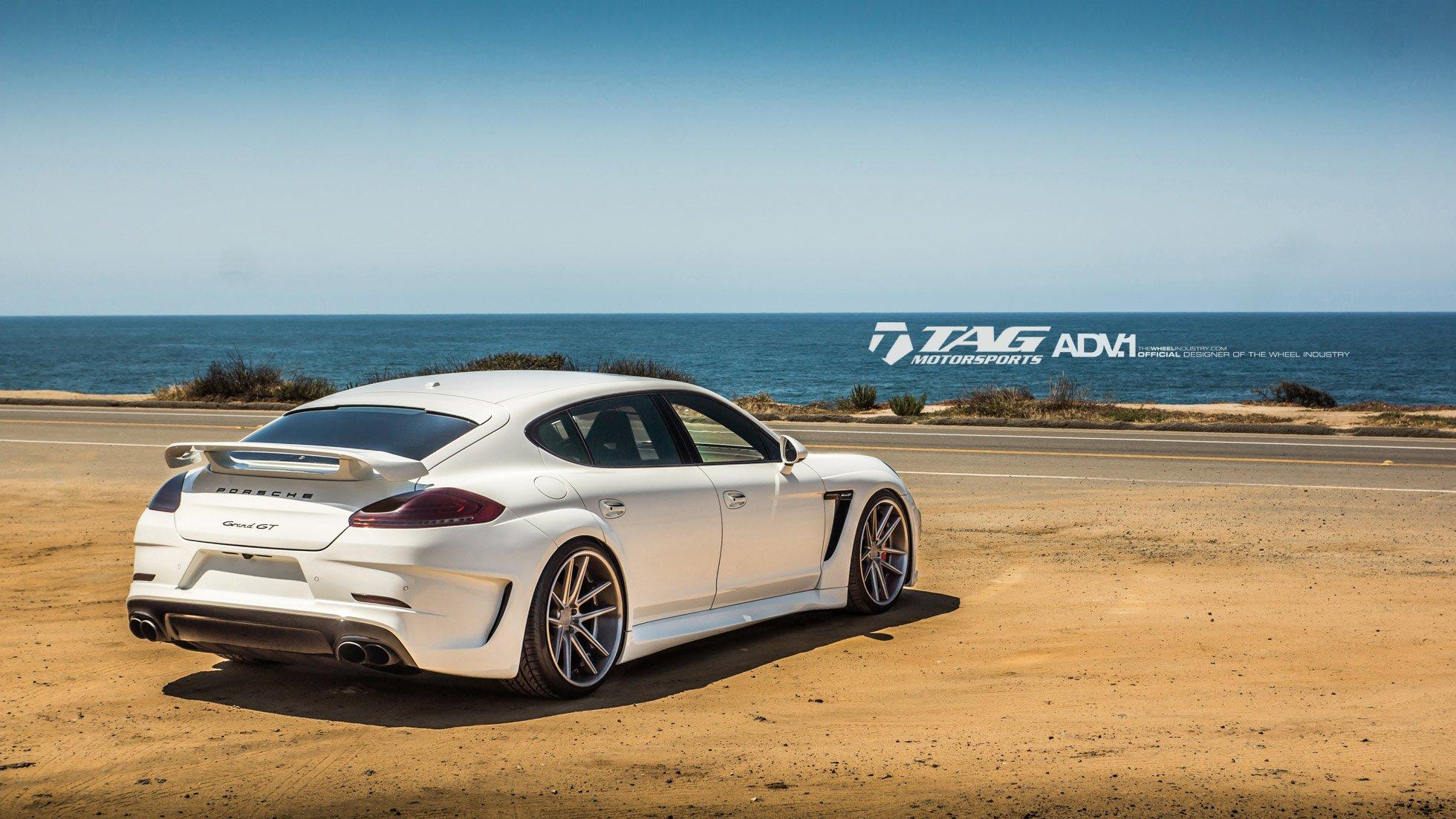 1960x1103 ADV 1 WHEELS GALLERY PORSCHE panamera bodykit white cars tuning wallpaperx1103