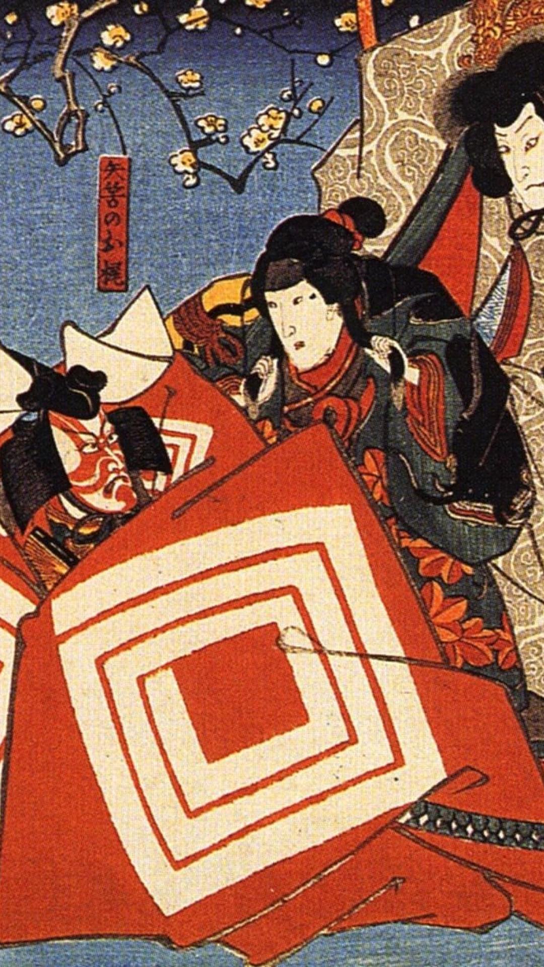 1080x1920 Ancient Japanese Art Wallpaper