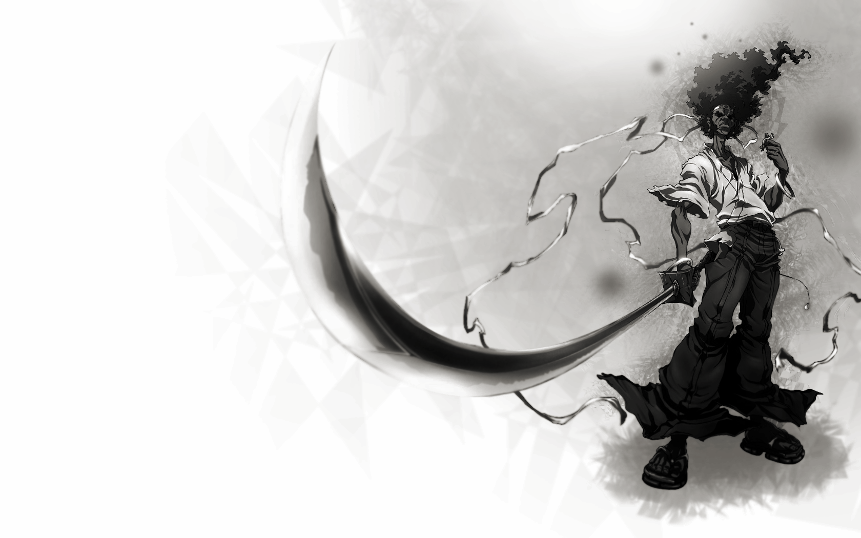 1680x1050 afro, Samurai, Anime, Game Wallpaper HD / Desktop and Mobile Background