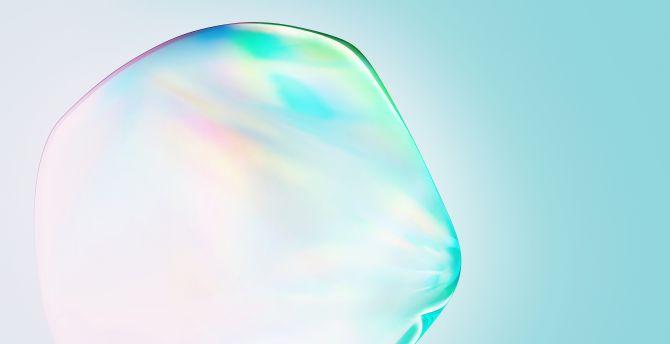 670x344 Bubble, Greenish Blue, Samsung Galaxy Note Stock Wallpaper, HD Image, Picture, Background, Dba5a3
