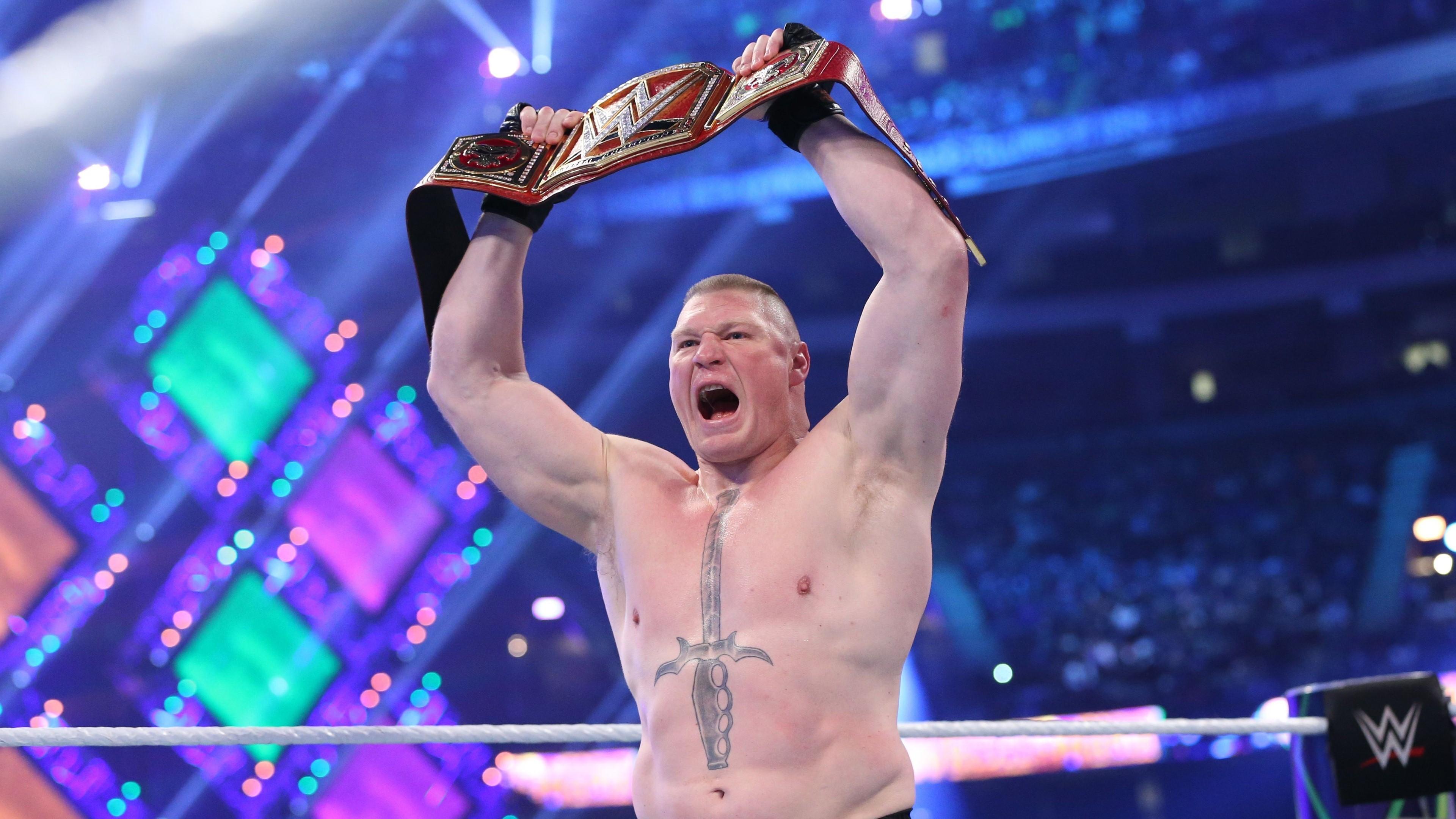 3840x2160 Brock Lesnar 4k Wallpaper Lesnar Wins Universal Championship