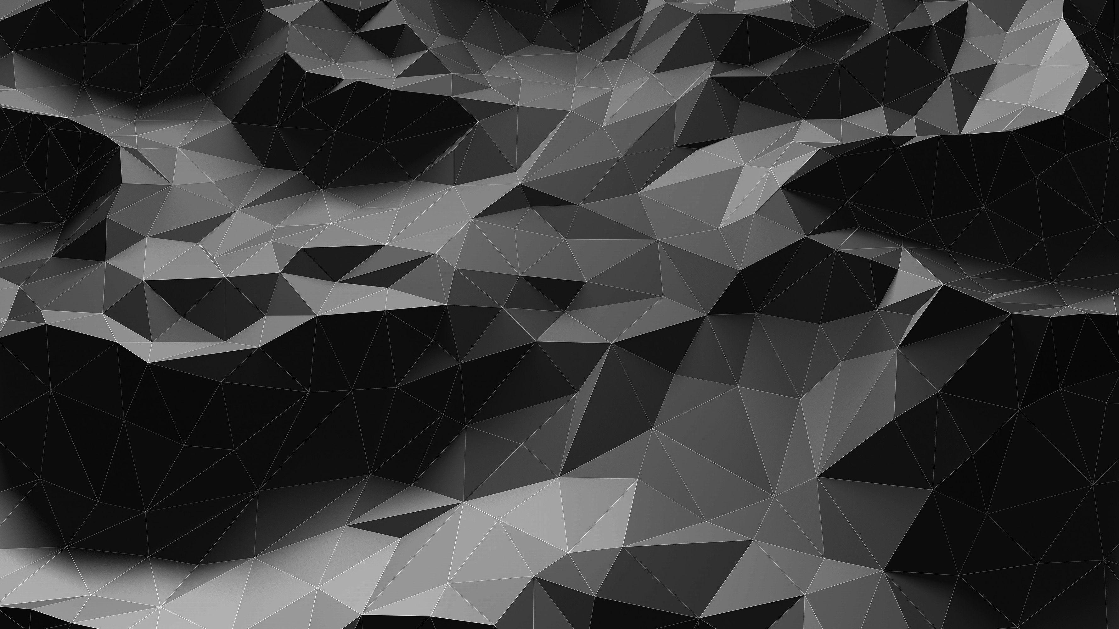 3556x2000 3D, #low poly, #triangle, wallpaper. mocah. Low poly, Woman