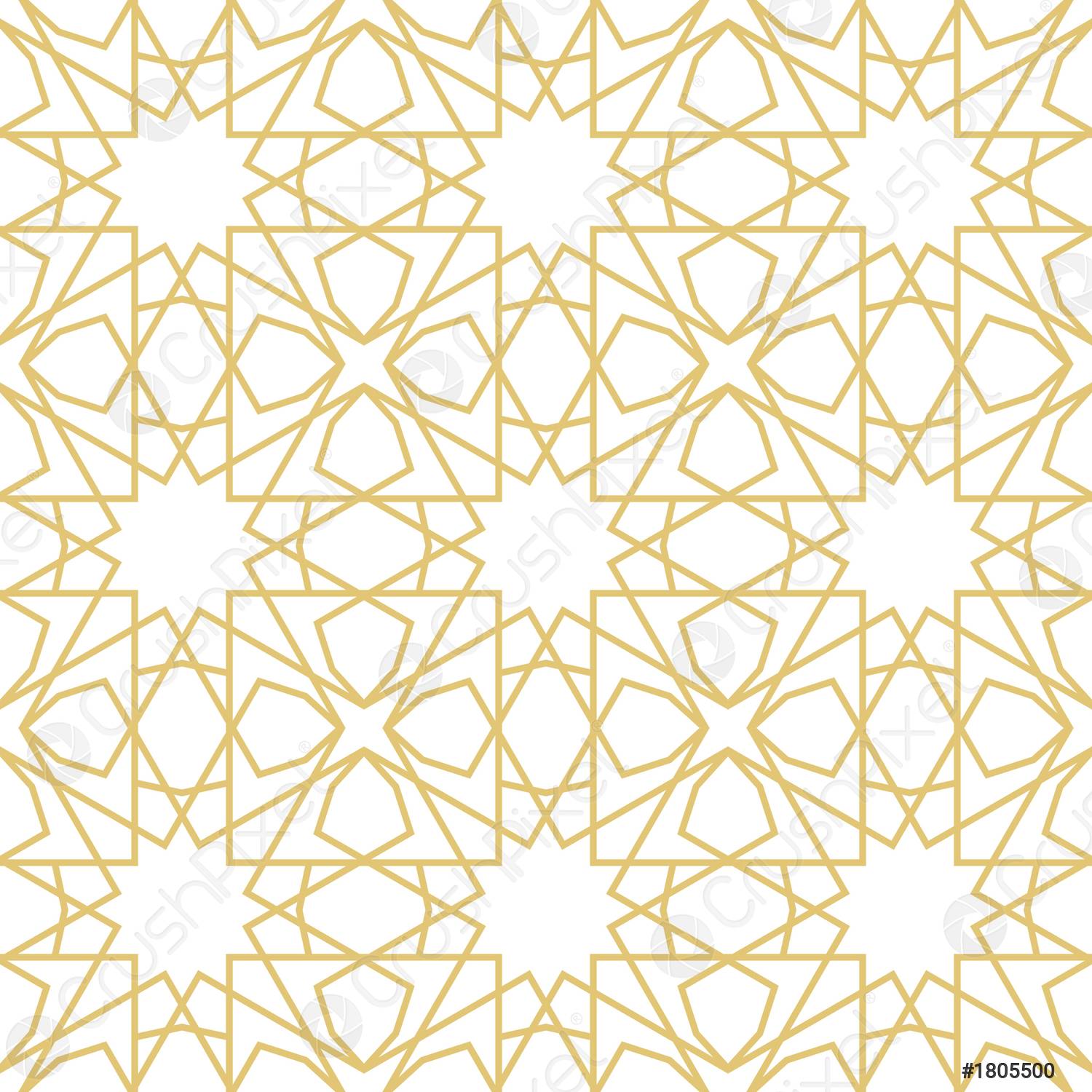 1500x1500 Islamic Pattern vector illustration