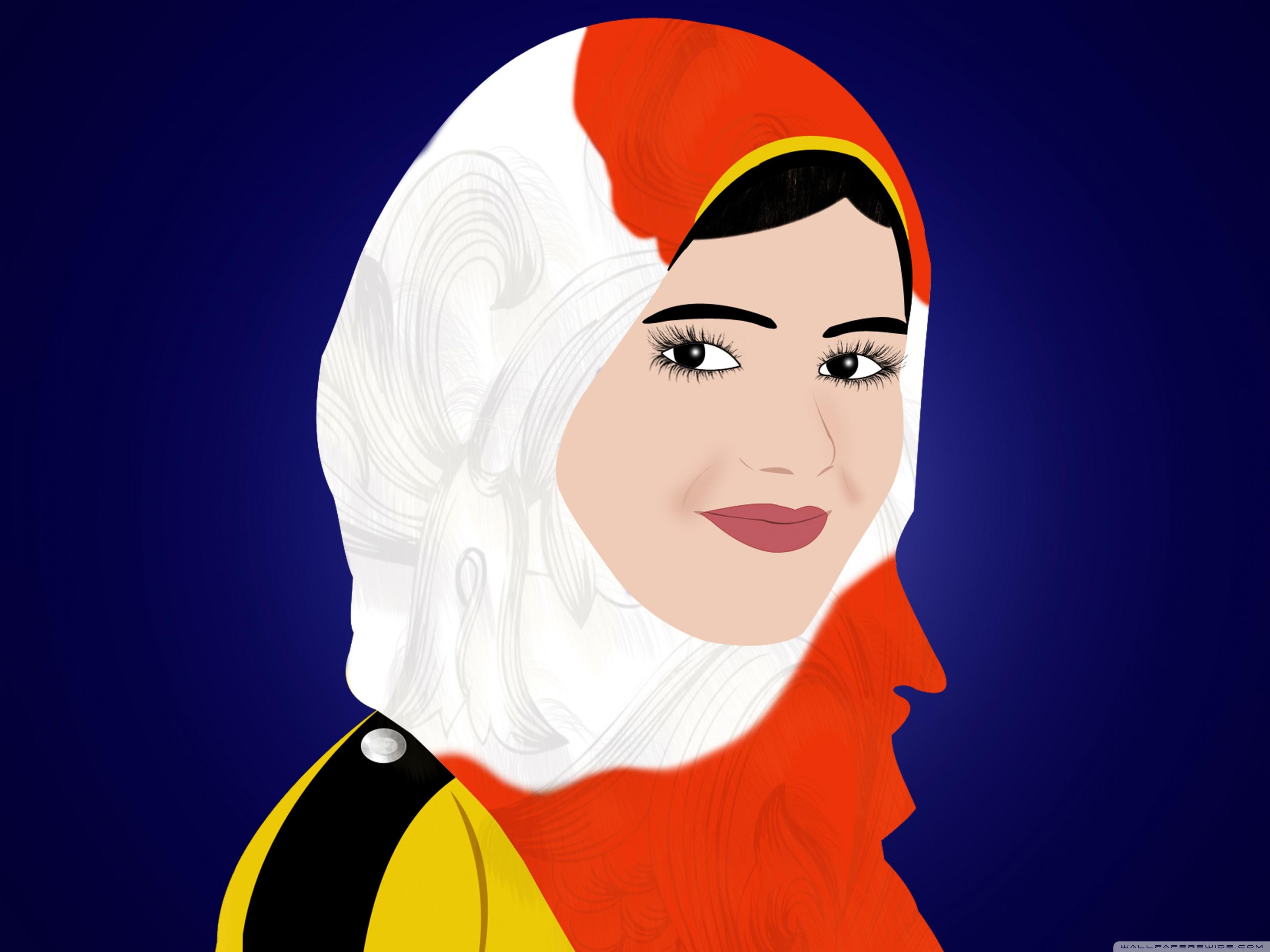 3200x2400 painted arab girl Ultra HD Desktop Background Wallpaper for : Widescreen & UltraWide Desktop & Laptop