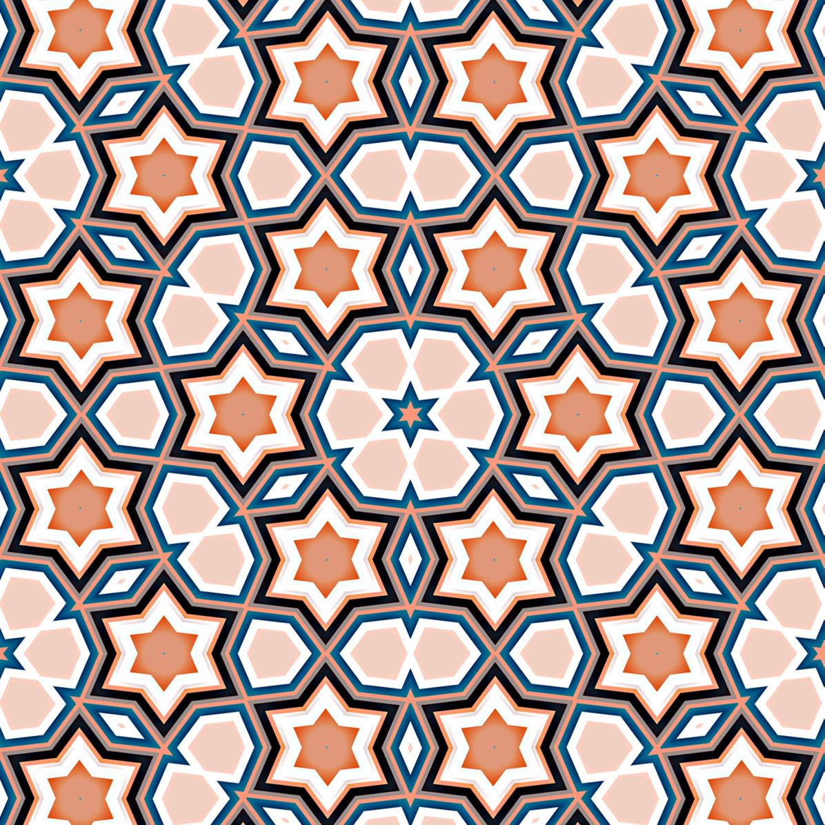 1196x1196 Islamic Pattern Colors