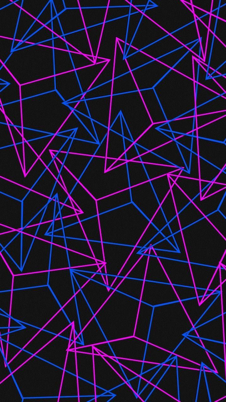 720x1280 ARKAPLAN (WALLPAPER). Triangle pattern