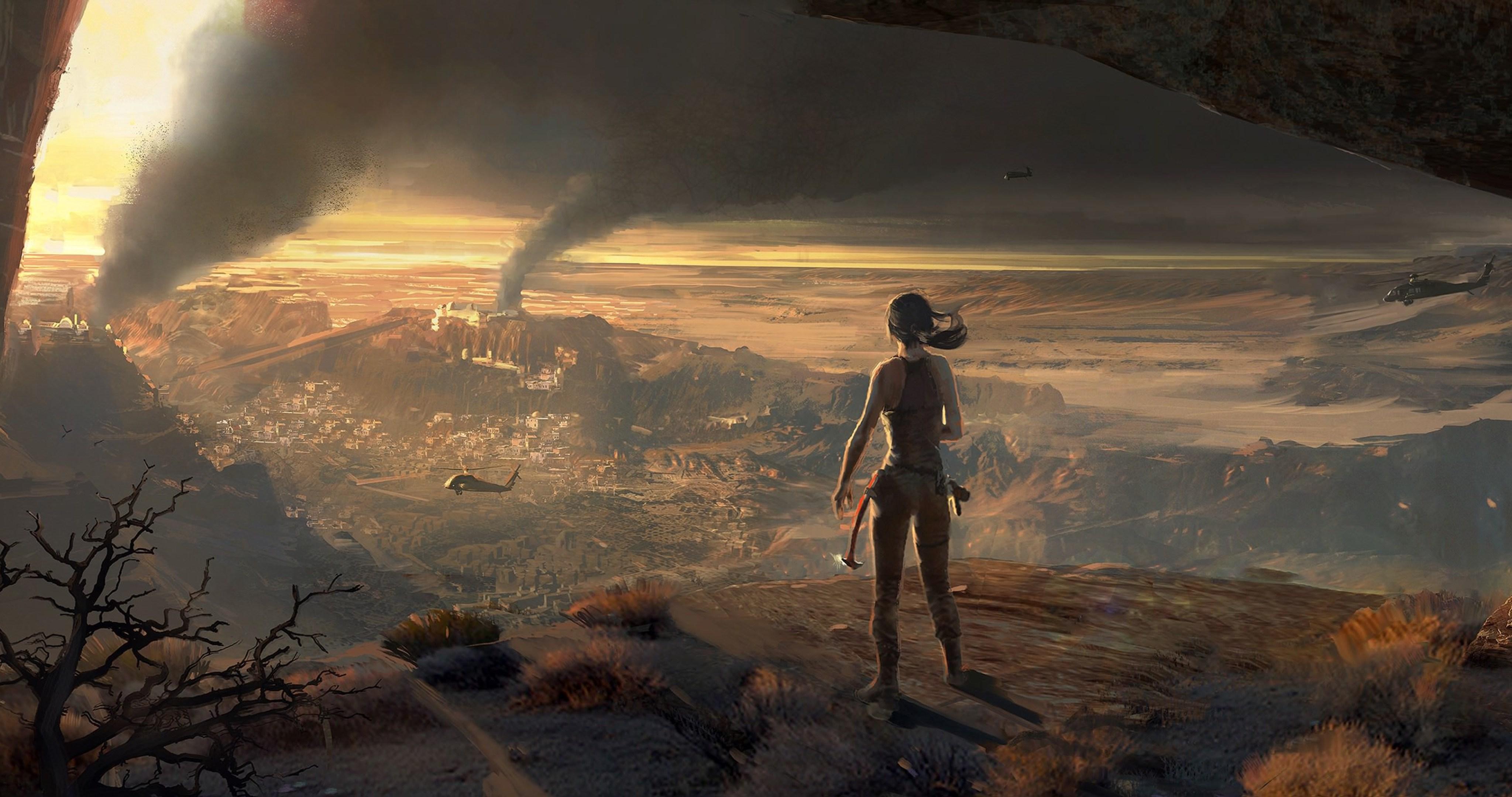 4096x2160 rise of the tomb raider lara croft 4k ultra HD wallpaper High quality walls