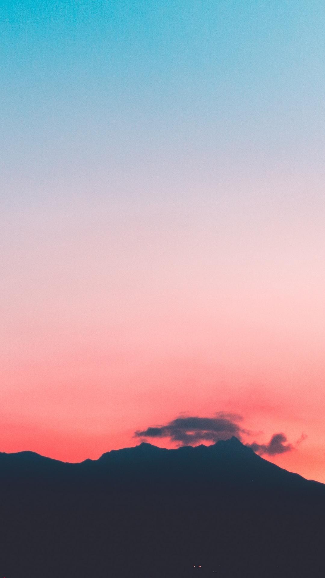 1080x1920 Mountains Sunset Sky Wallpaper - [1080x1920]