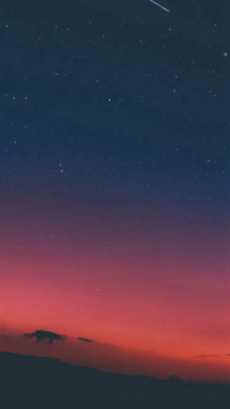 750x1334 Night Sky Sunset Pink Nature iPhone 8 Wallpaper Free Download