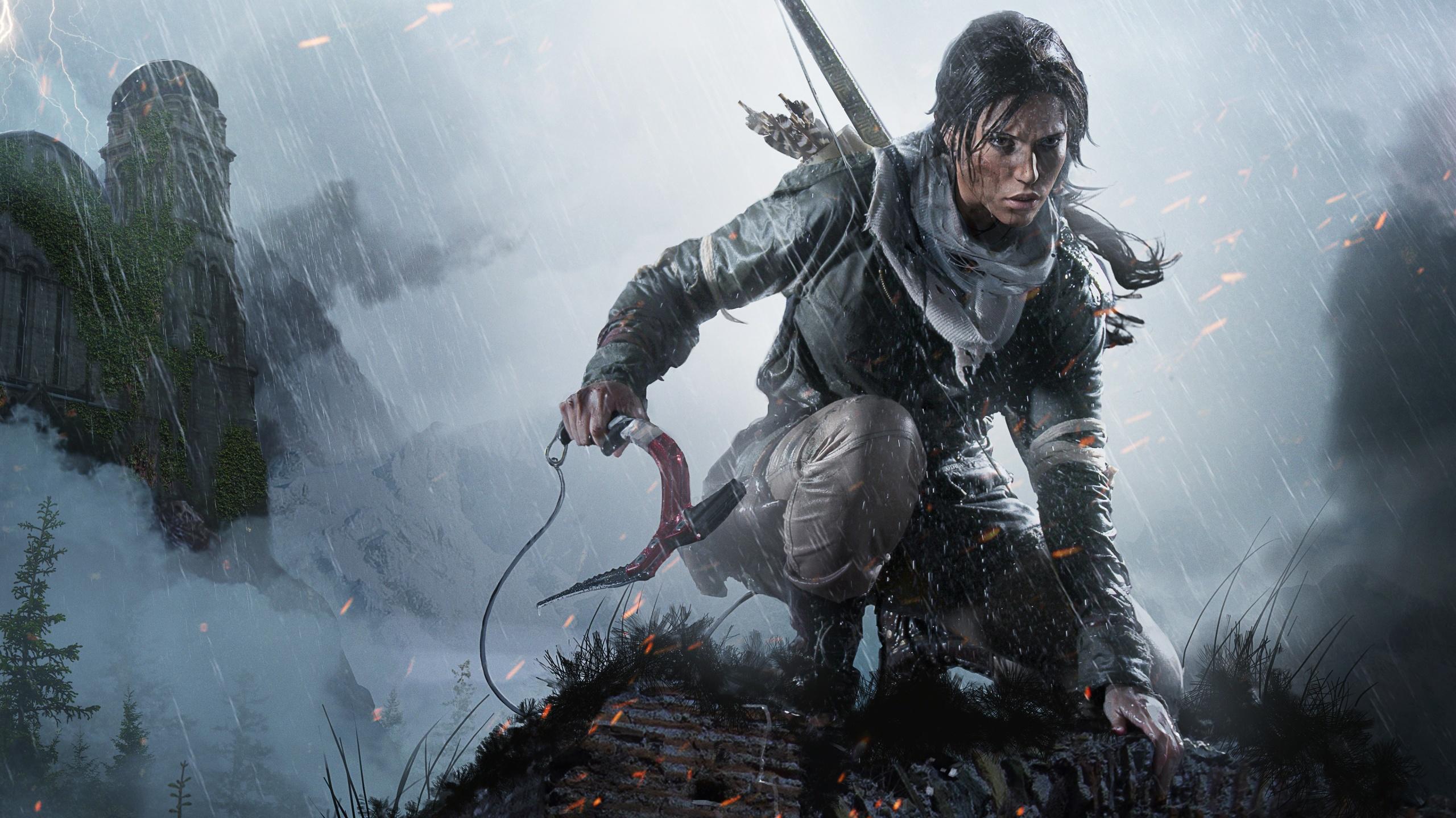 2560x1440 Lara Croft 4k Rise Of The Tomb Raider Of The Tomb Raider Art