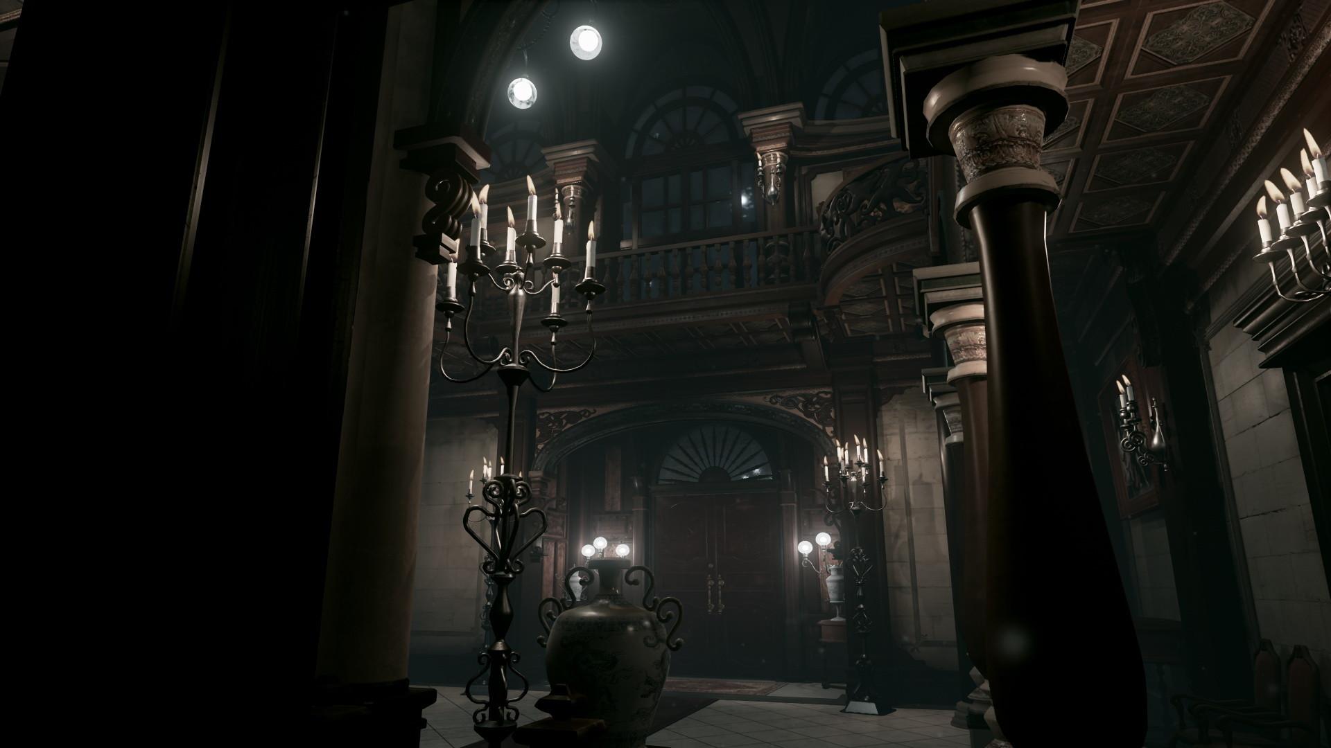 1920x1080 Resident evil mansion hall Unreal4 project W.I.P # 8