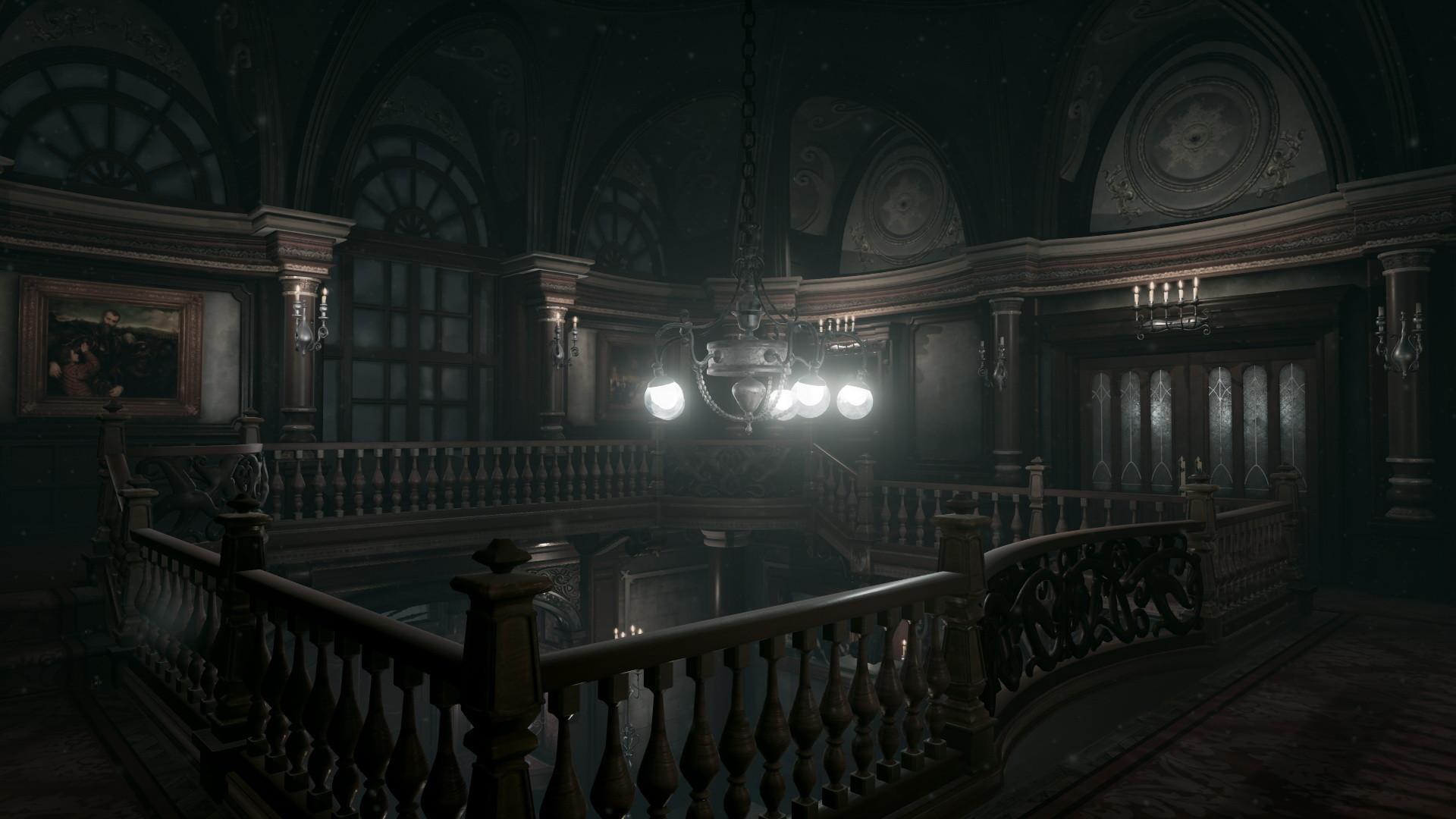 1920x1080 Resident Evil's mansion recreated in Unreal Engine 4