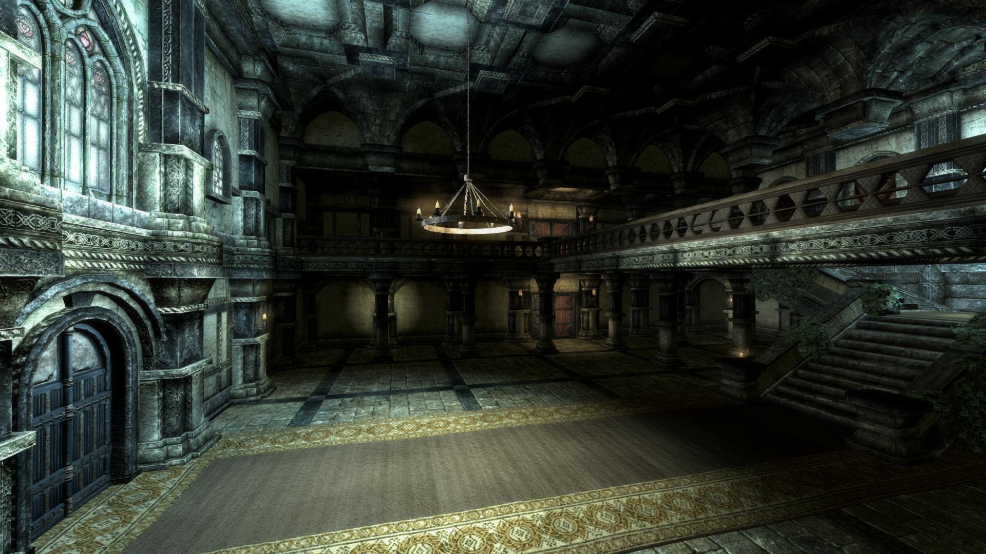 1920x1080 Mainhall image Evil Mansion Edition mod for Elder Scrolls V: Skyrim