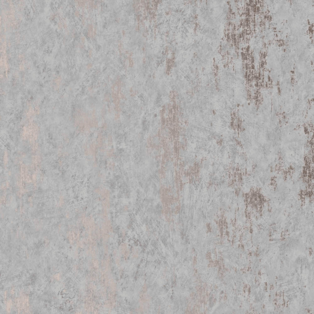 1000x1000 Graham & Brown Industrial Distressed Grey & Rose Gold Wallpaper 113255 from Wallpaper Depot UK