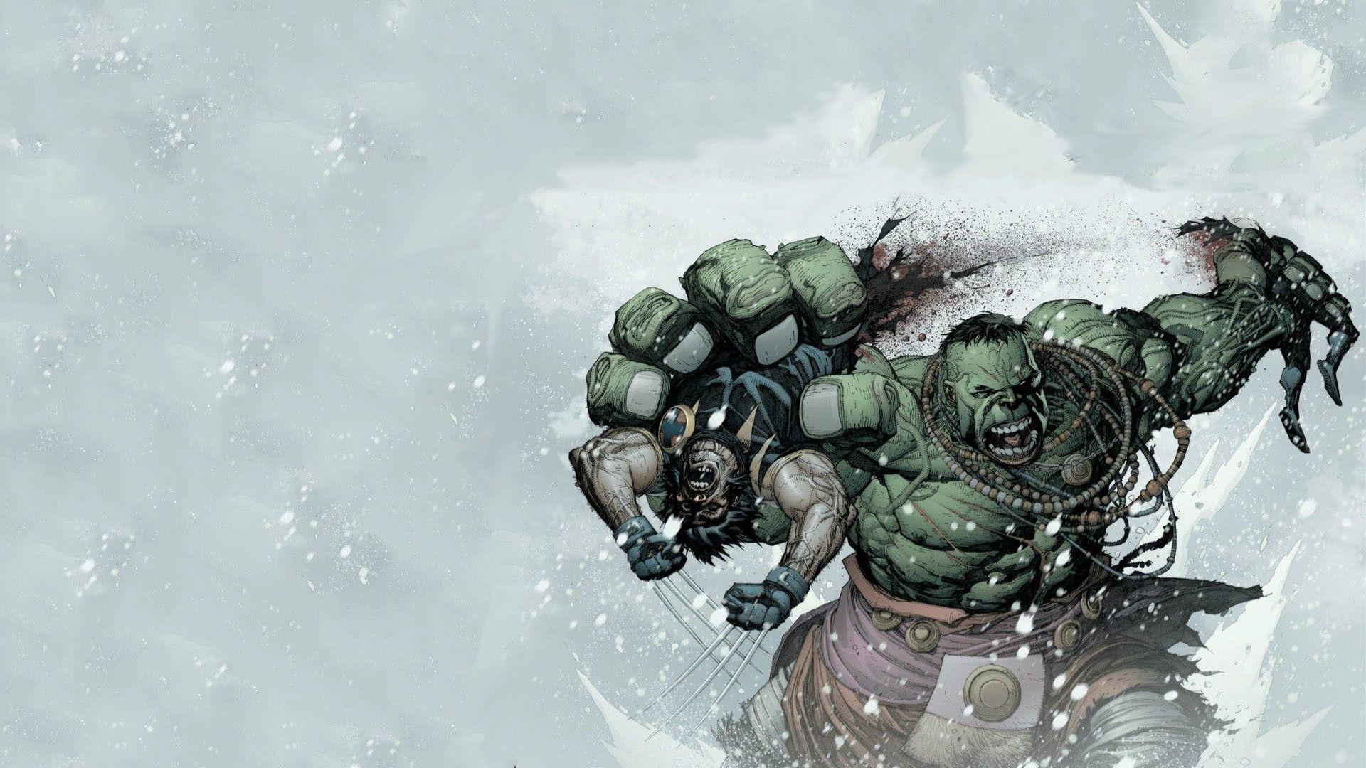 1920x1080 Hulk vs Wolverine [1920x1080]