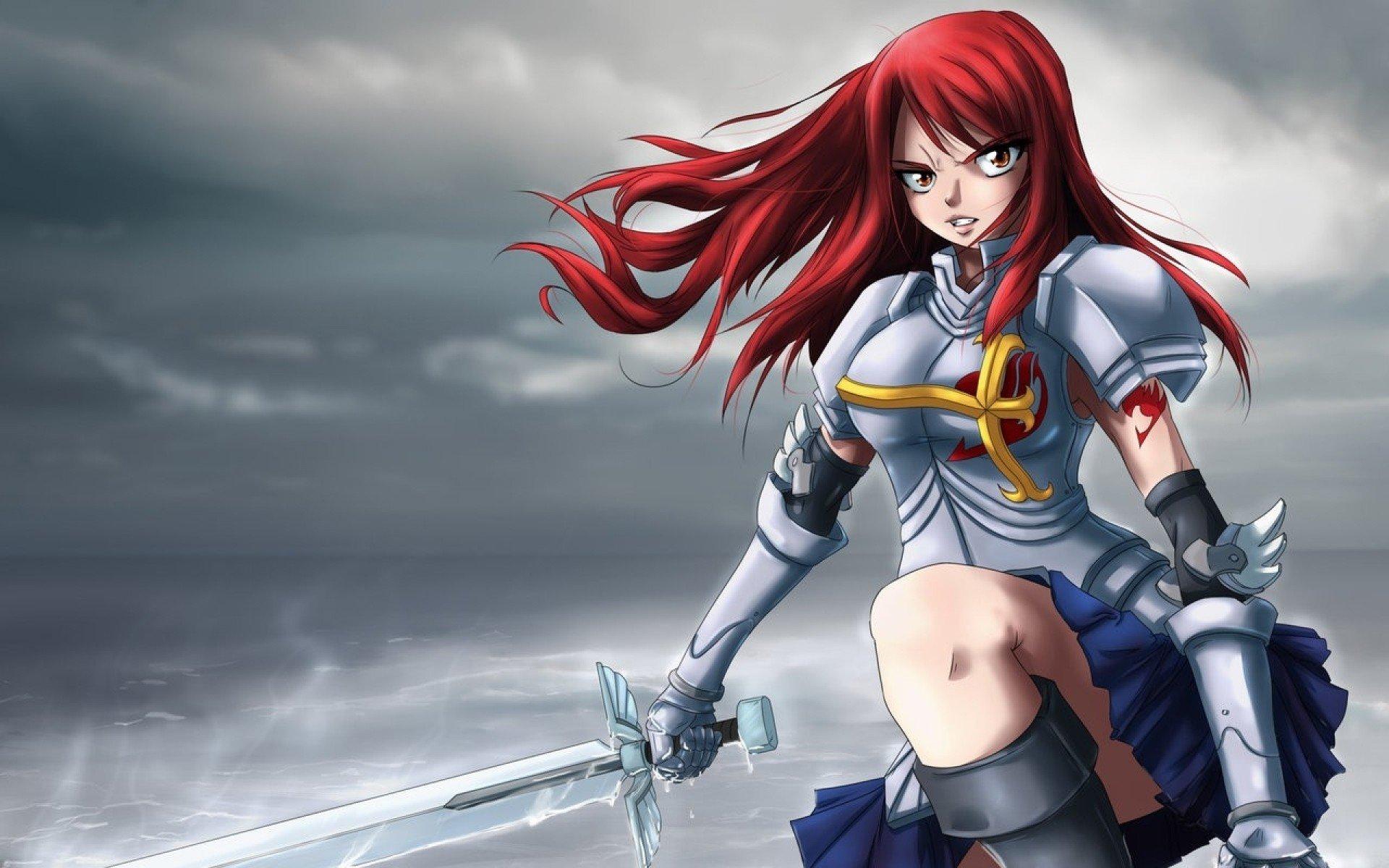 1920x1200 anime, Fairy Tail, Scarlet Erza Wallpaper HD / Desktop and Mobile Background