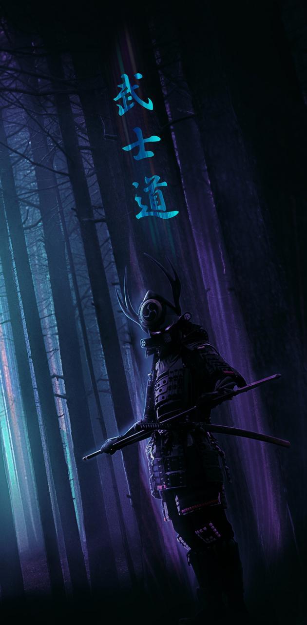 630x1280 Dark Samurai wallpaper