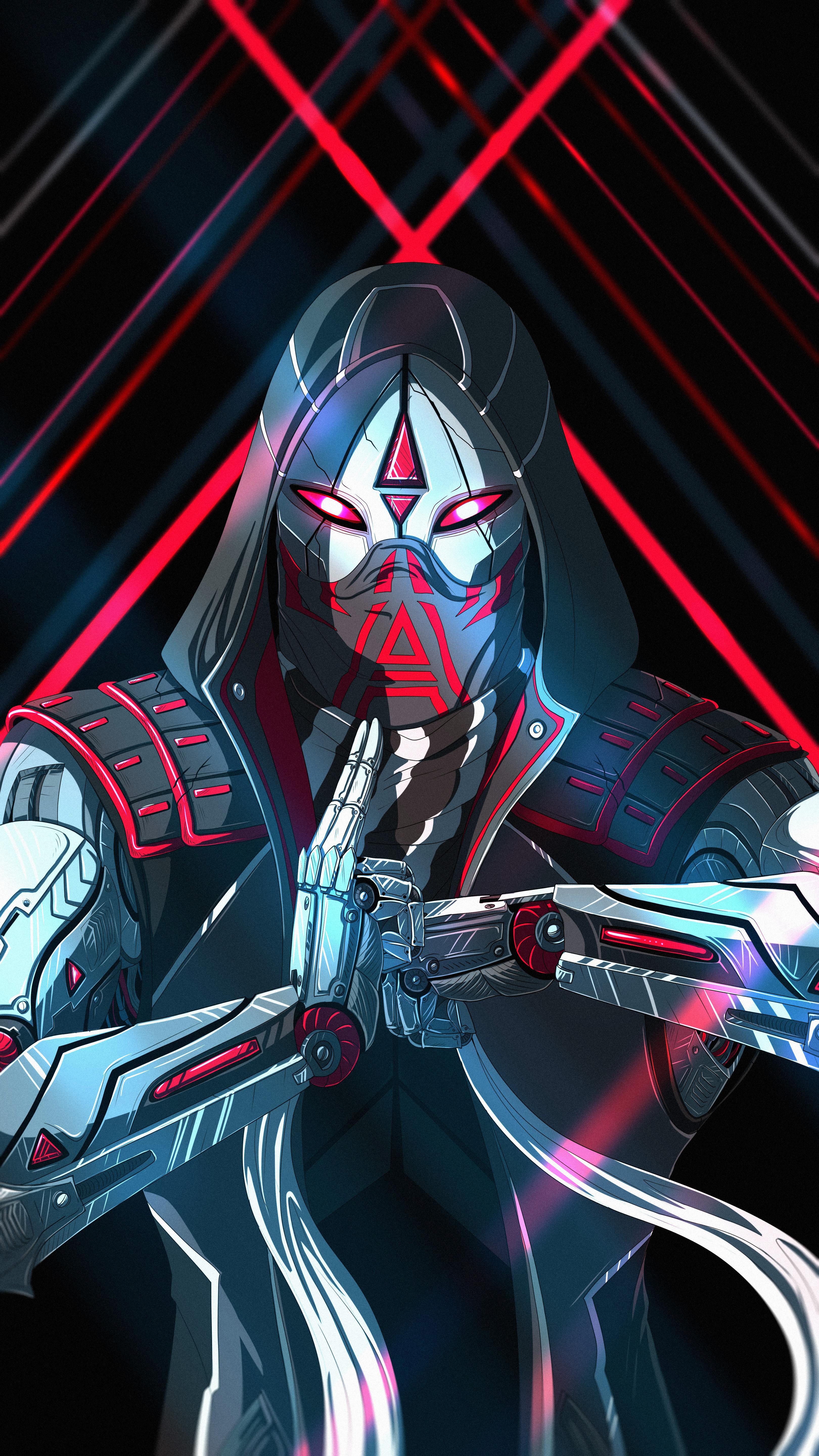 3240x5760 Wallpaper: Ninja Samurai