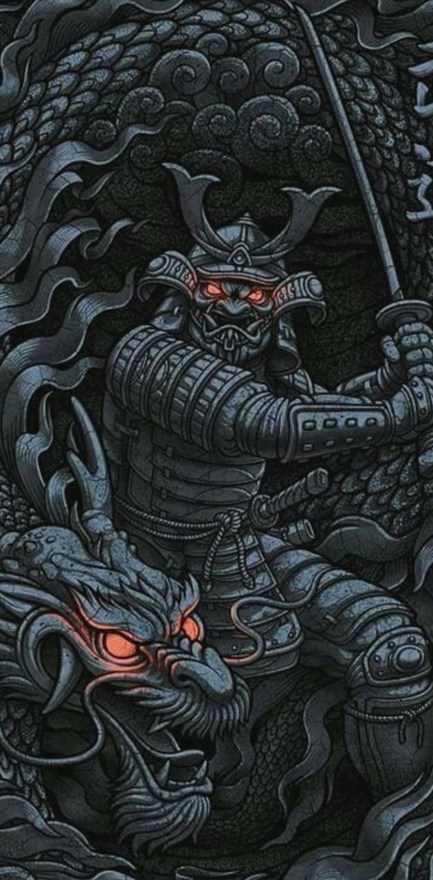 630x1280 Samurai wallpaper