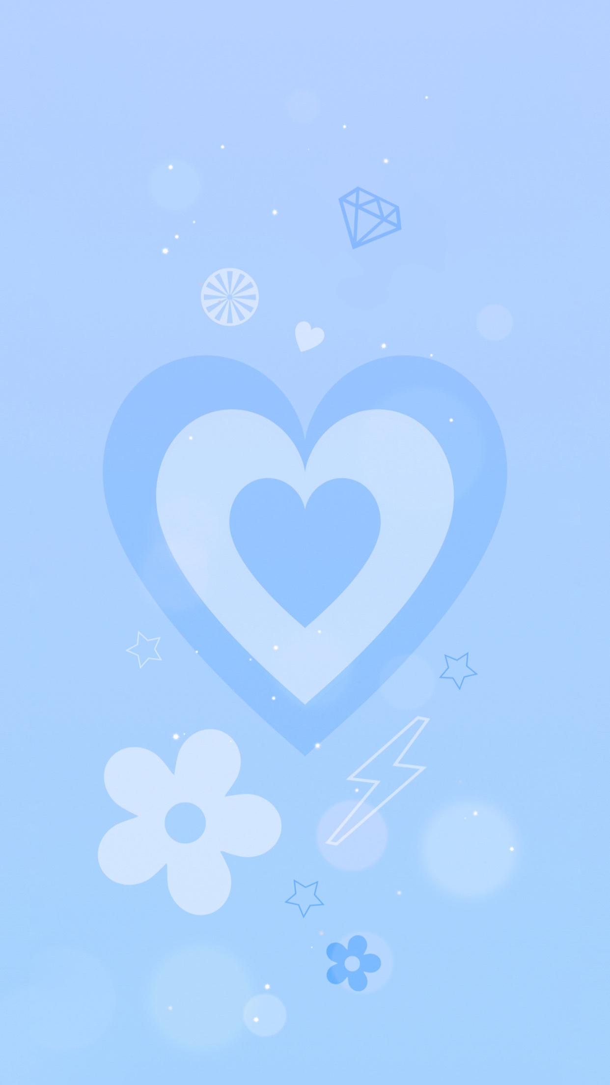Light Blue Heart Wallpapers Top Free Light Blue Heart Backgrounds