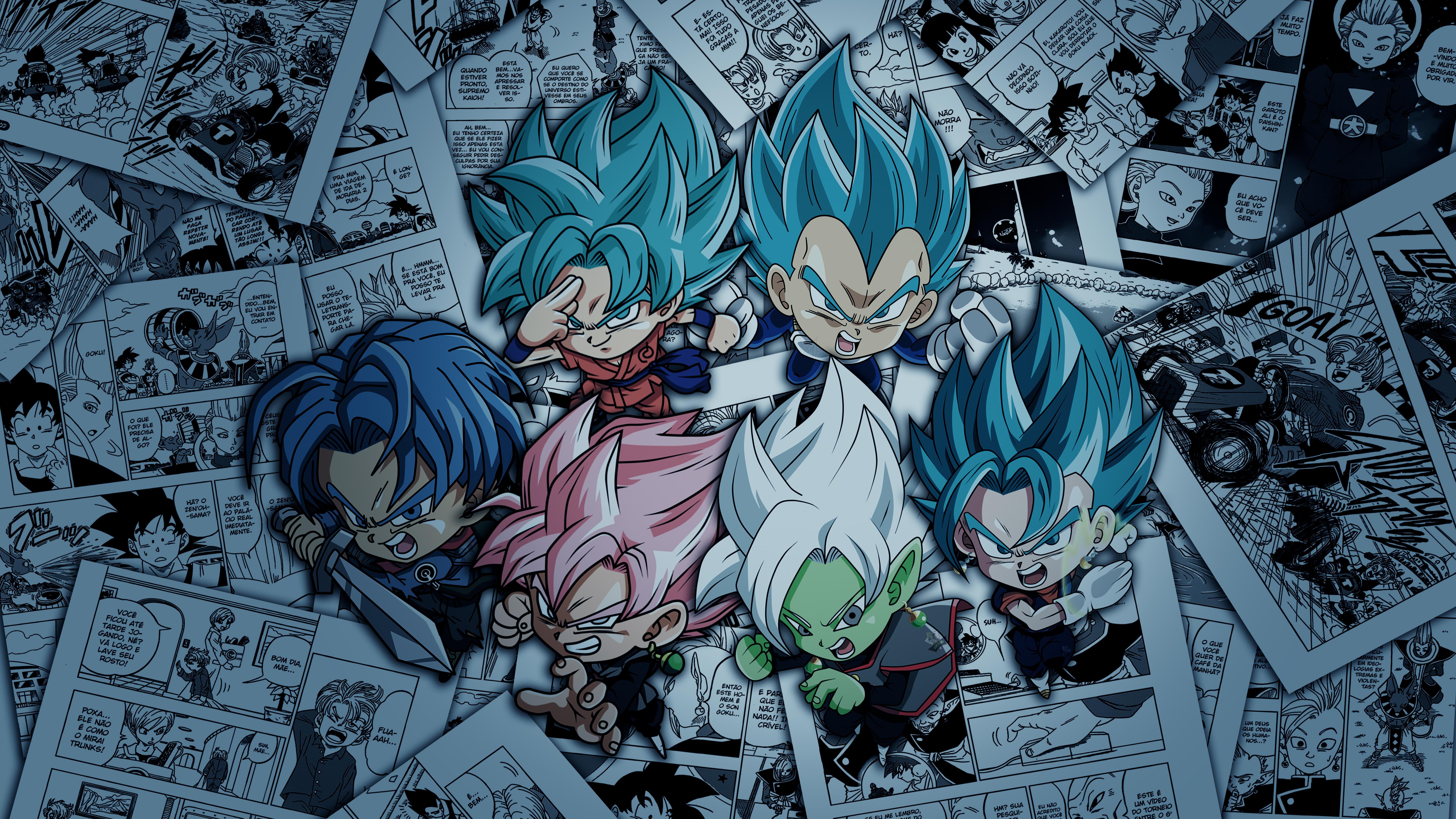 5760x3240 Dragonball Super Chibi