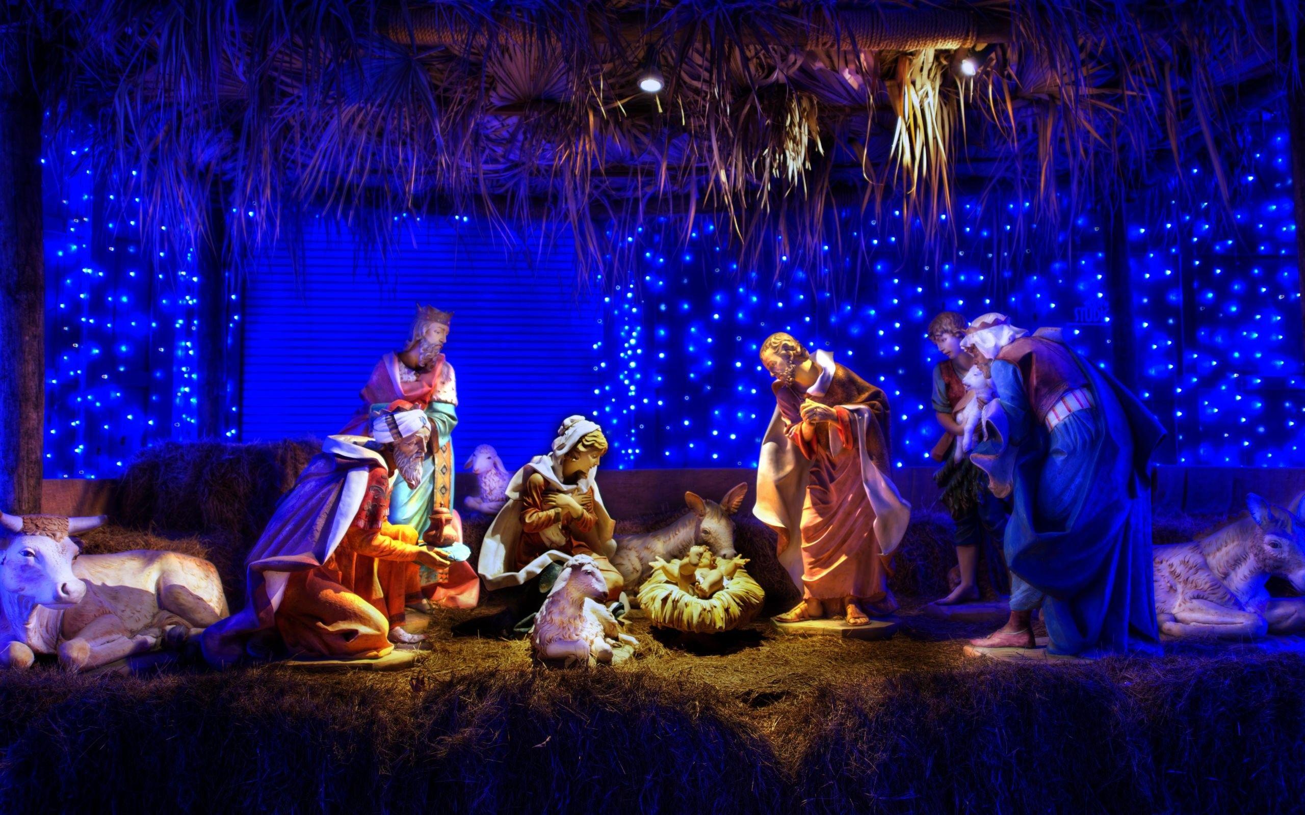 2560x1600 Nativity Scene Desktop Wallpaper