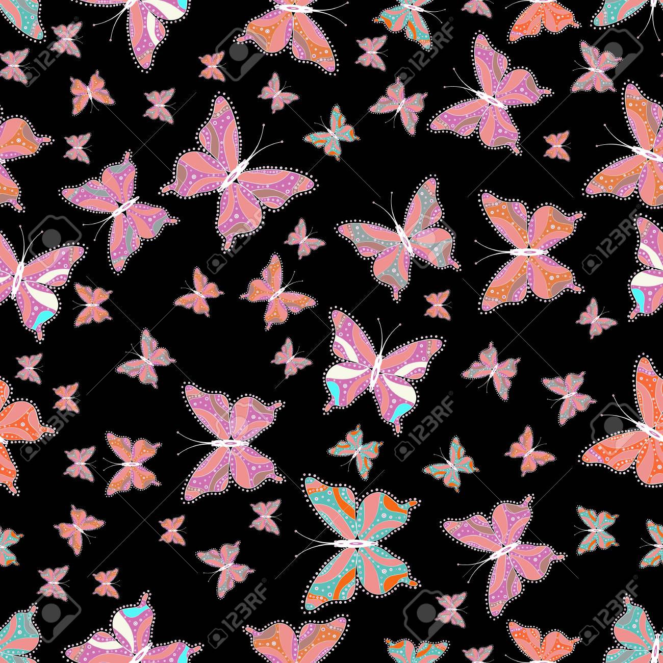 1300x1300 Free download Seamless Butterfly Pattern Black Pink And Neutrals Superb [1300x1300] for your Desktop, Mobile & Tablet. Explore Black And Pink Pattern Wallpaper. Pink And Black Background, Black and