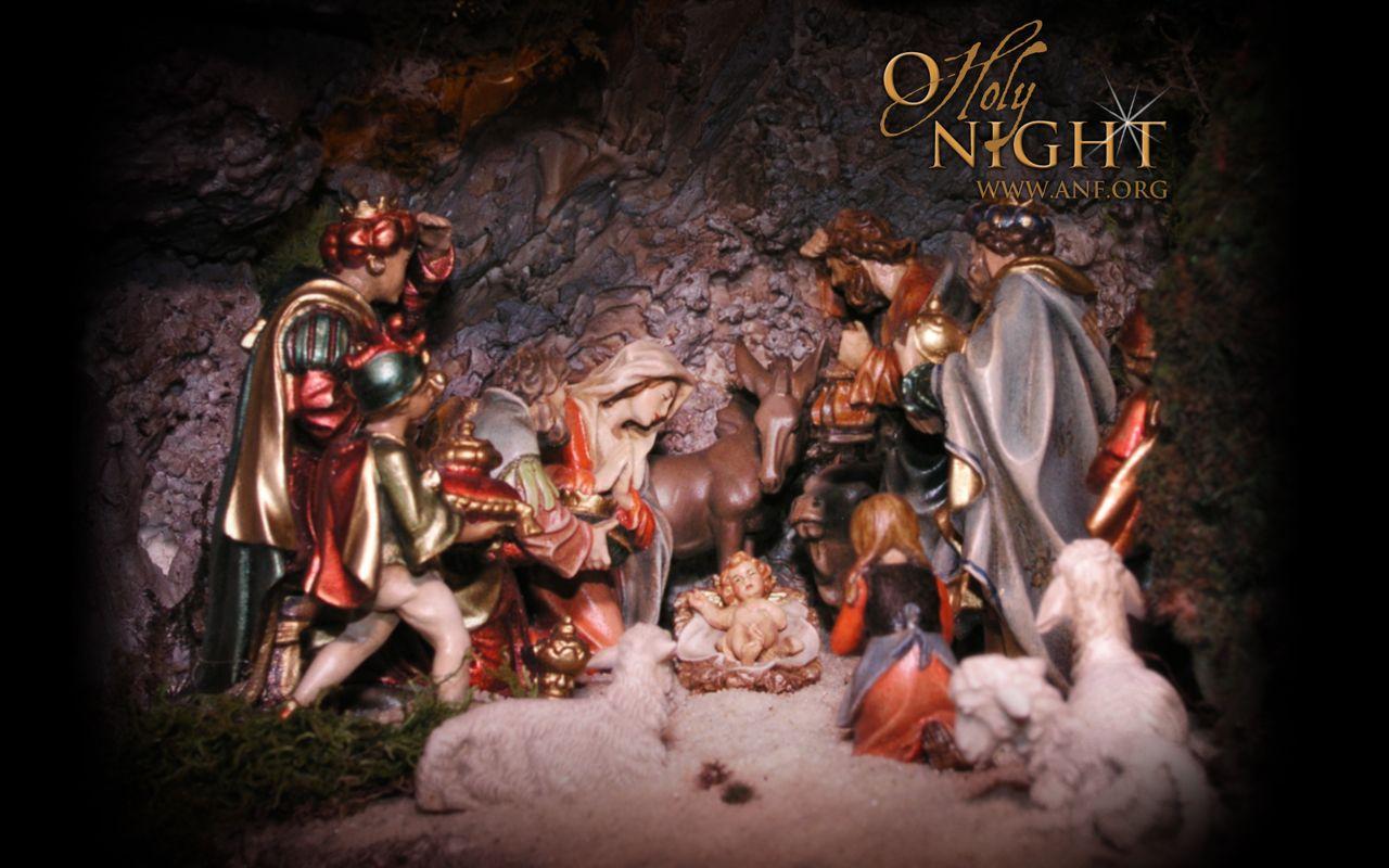 1280x800 Nativity Scene Desktop Wallpaper