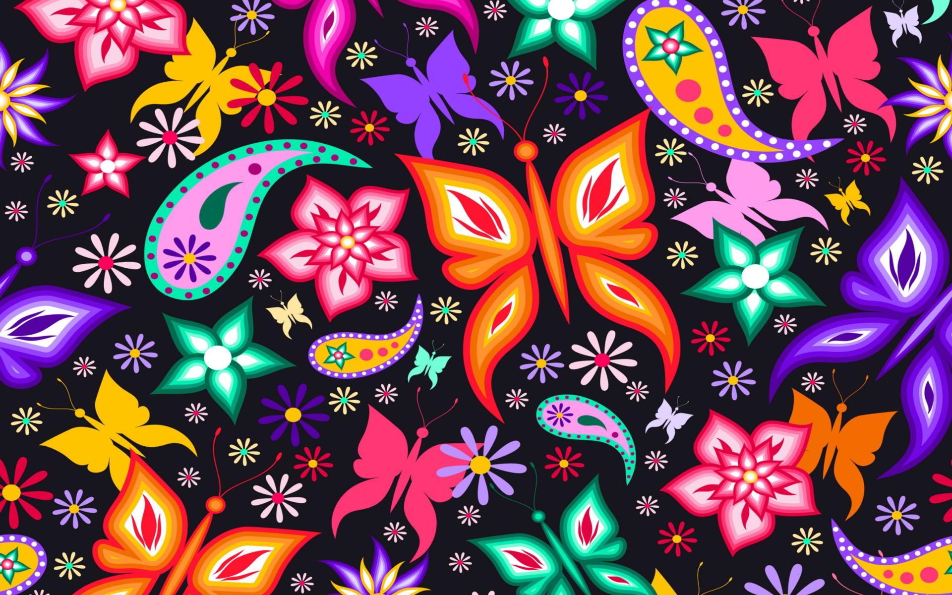 1920x1200 Bright Butterfly Background