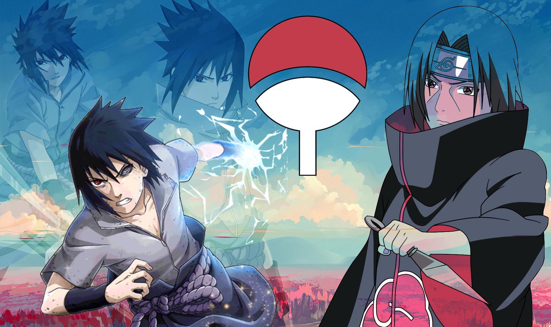 1883x1118 Sasuke and Itachi Wallpaper
