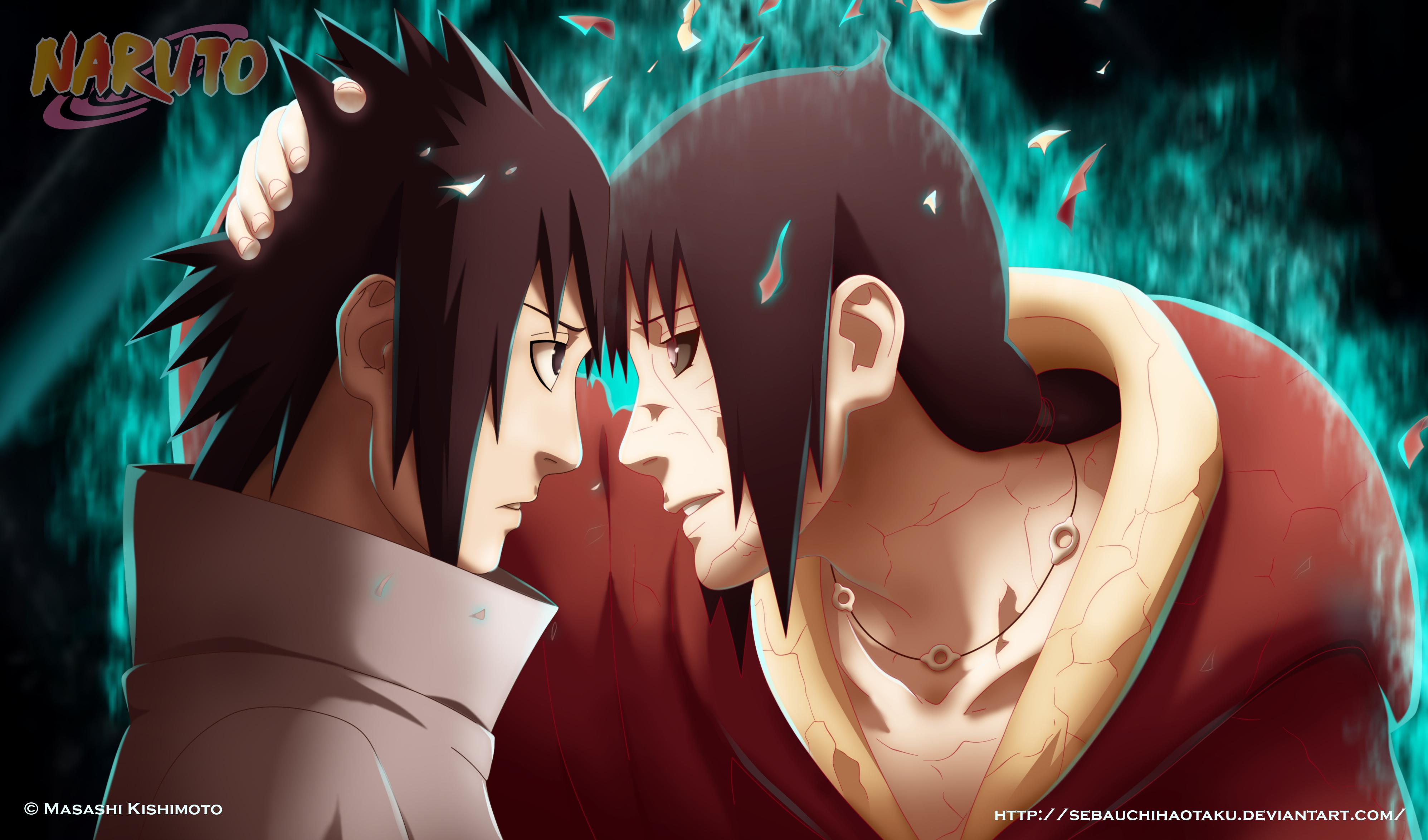 3991x2348 Itachi & Sasuke Uchiha Naruto 4K Ultra HD Wallpaper by Sebastián Emanuelx2348