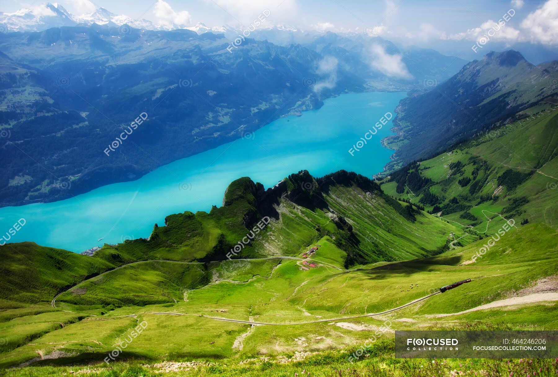 1800x1216 View of Lake Brienz from Mt Rothorn, Berne, Switzerland