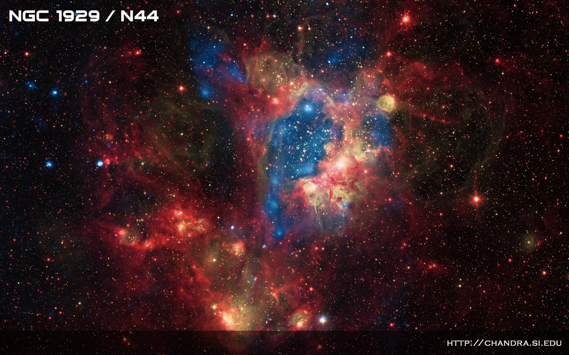 1920x1200 NGC 1929 in N44: A Surprisingly Bright Superbubble Space Wallpaper