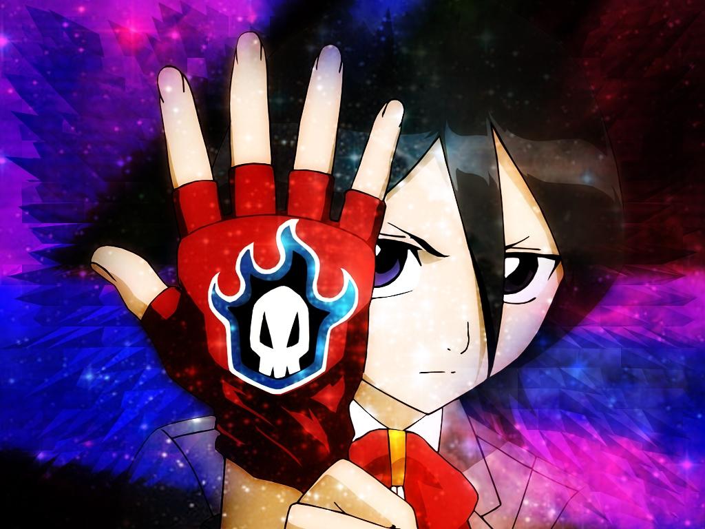 1024x768 Rukia, The Kawaii Shinigami From Bleach