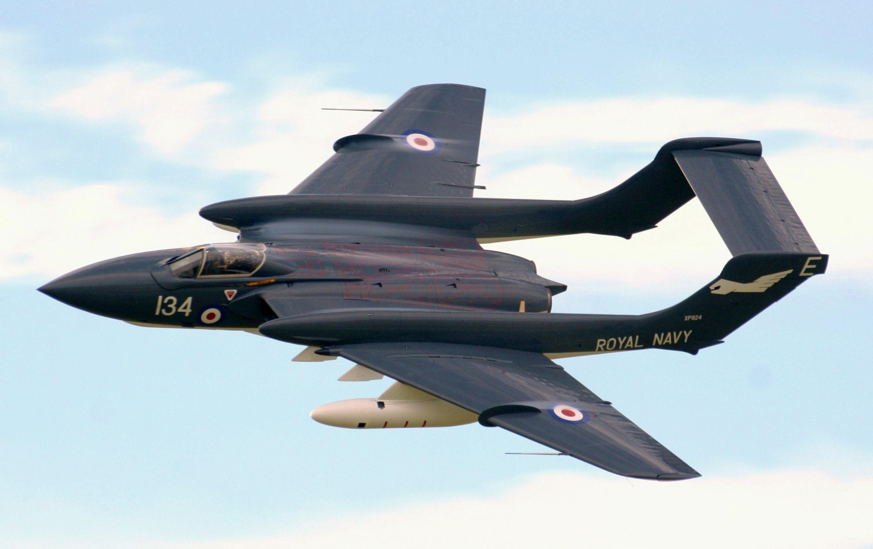 3007x1893 De Havilland Sea Vixen Aircrafts Fighter England Jet Royal Navy