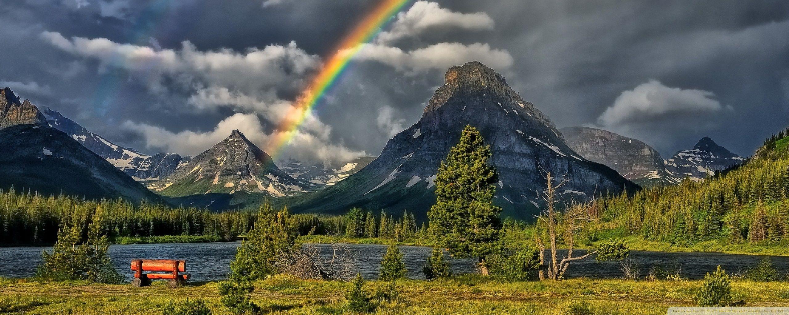 2560x1024 Rainbow In The Sky ❤ 4K HD Desktop Wallpaper for 4K Ultra HD TV