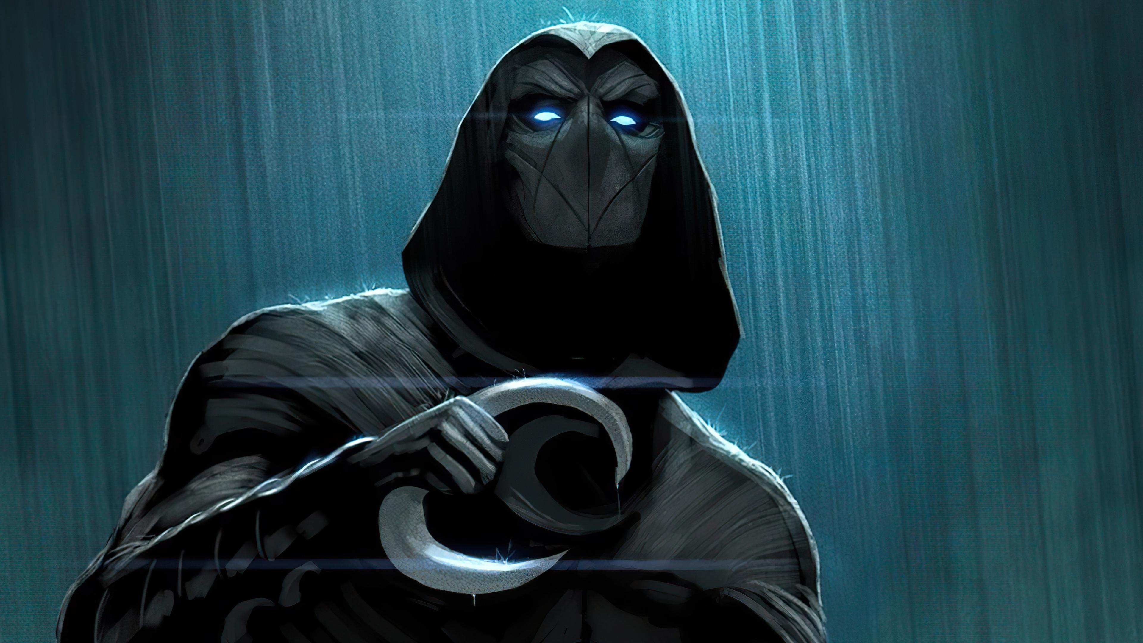 3840x2160 May Calamawy Oscar Isaac Gaspard Ulliel Ethan Hawke HD Moon Knight Wallpaper