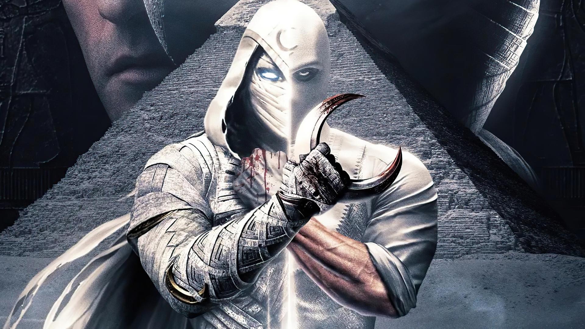 1920x1080 Gaspard Ulliel Oscar Isaac Ethan Hawke May Calamawy F. Murray Abraham Loic Mabanza HD Moon Knight Wallpaper