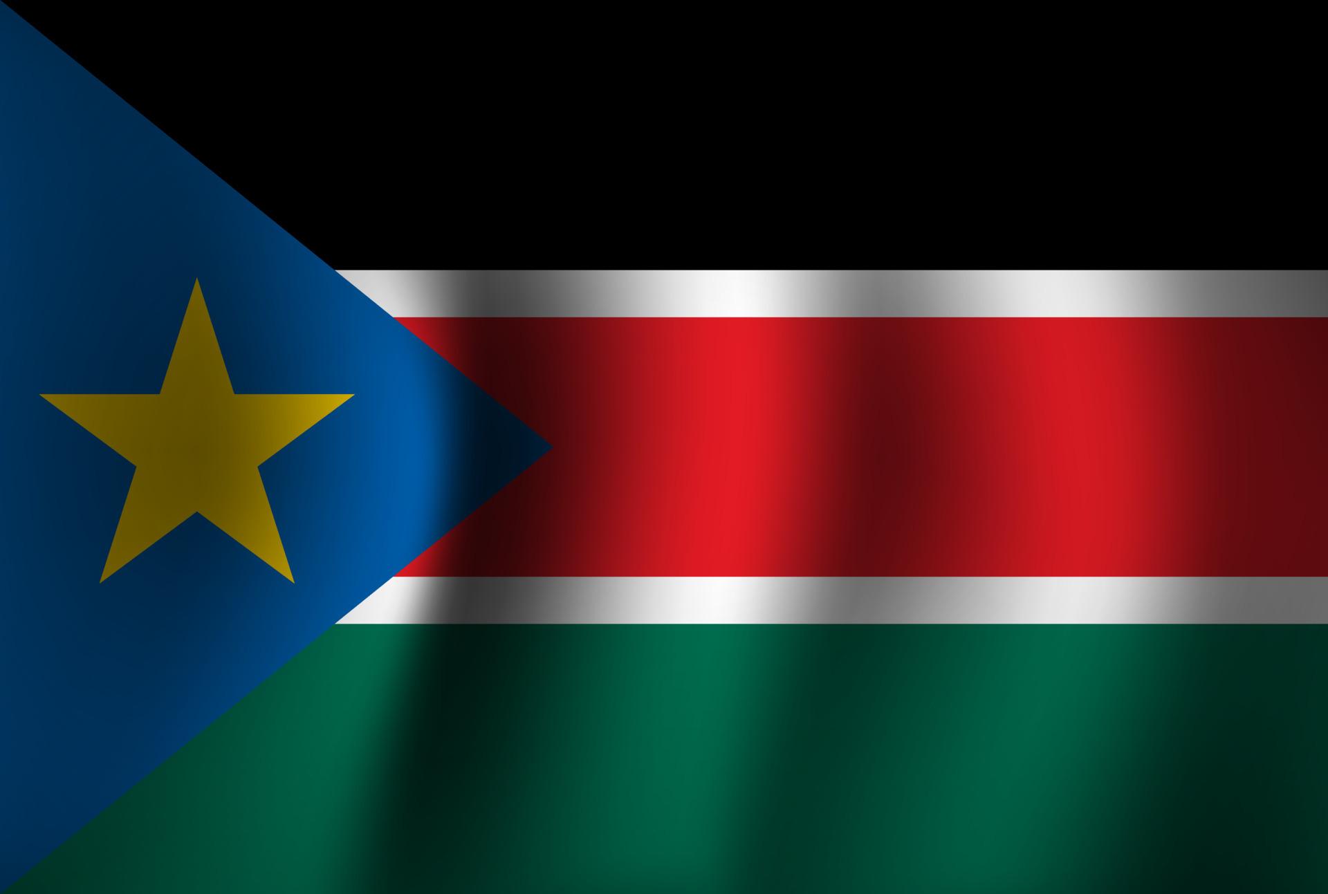 1920x1293 South Sudan Flag Background Waving 3D. National Independence Day Banner Wallpaper