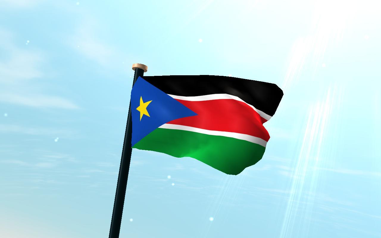 1280x800 South Sudan Flag 3D Free for Android