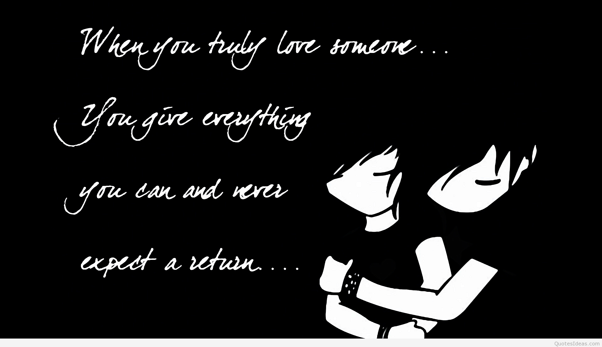 1920x1107 Love Quotes Background HD Never Let You Go Wallpaper & Background Download